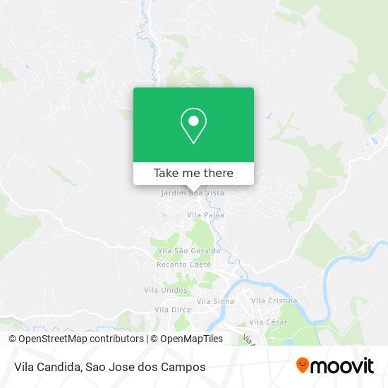 Vila Candida map