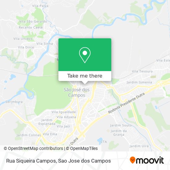 Rua Siqueira Campos map