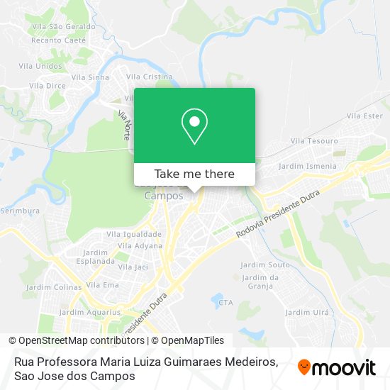 Rua Professora Maria Luiza Guimaraes Medeiros map
