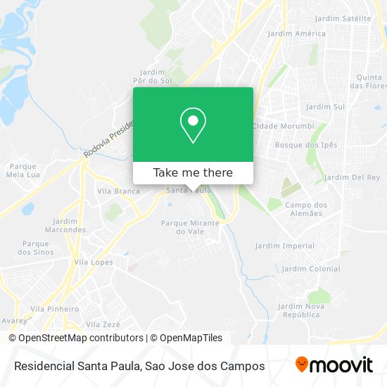 Residencial Santa Paula map