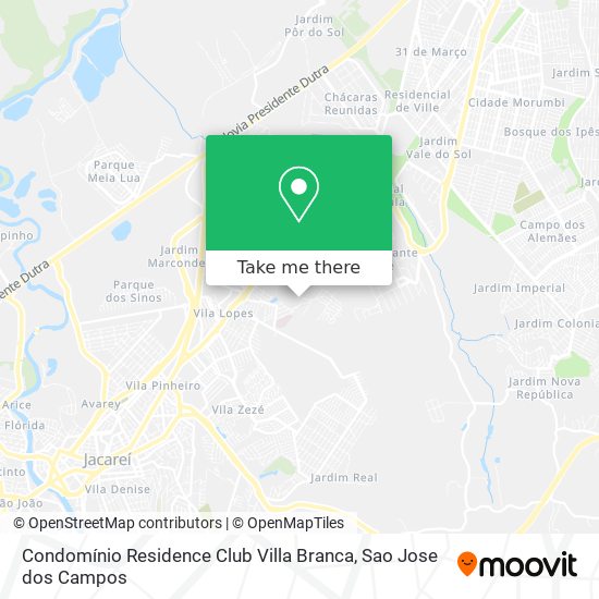 Condomínio Residence Club Villa Branca map