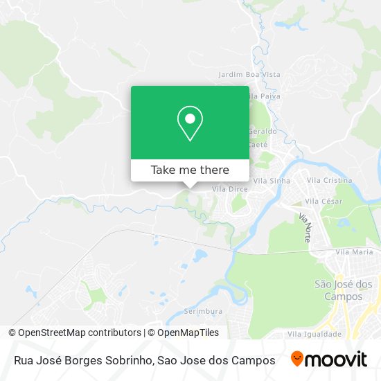 Rua José Borges Sobrinho map