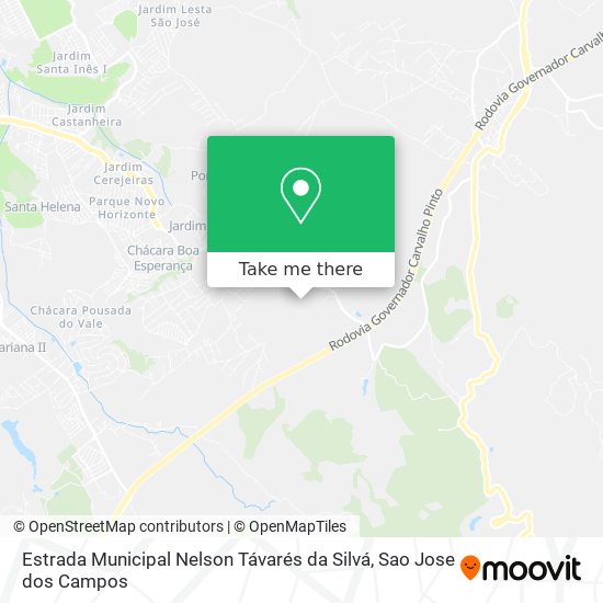 Estrada Municipal Nelson Távarés da Silvá map