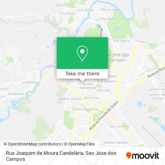 Rua Joaquim de Moura Candelária map