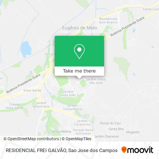 RESIDENCIAL FREI GALVÃO map