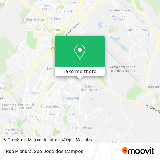 Mapa Rua Planura