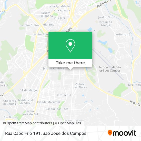 Rua Cabo Frio 191 map