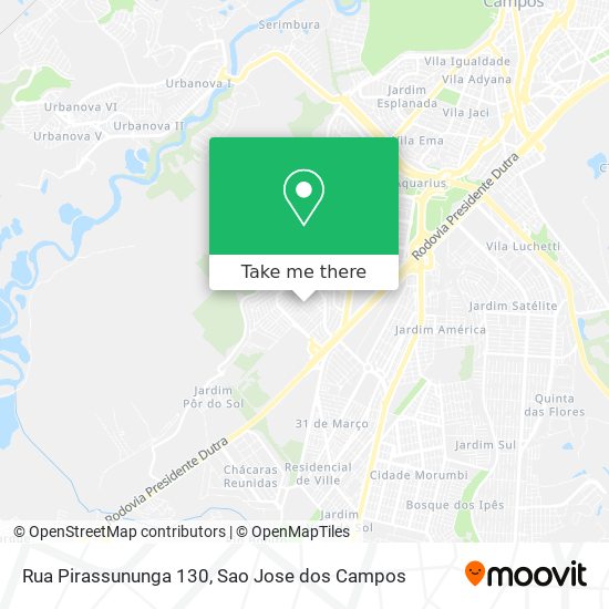 Rua Pirassununga 130 map