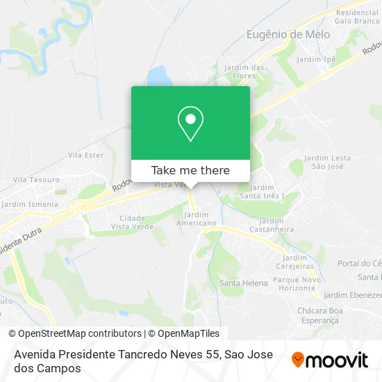 Avenida Presidente Tancredo Neves 55 map