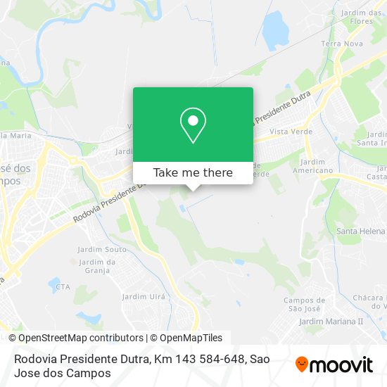 Rodovia Presidente Dutra, Km 143 584-648 map