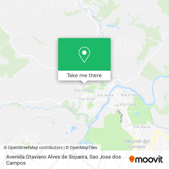 Mapa Avenida Otaviano Alves de Siqueira