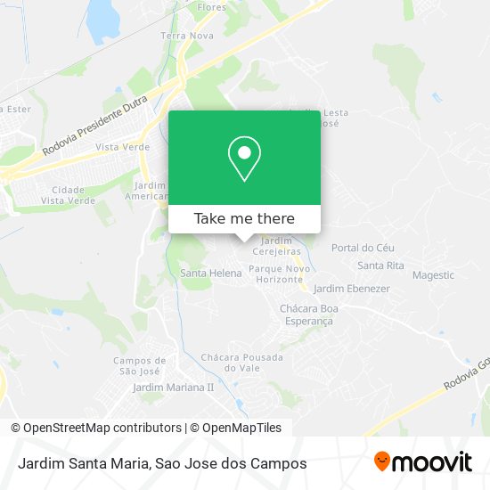 Mapa Jardim Santa Maria