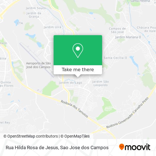 Rua Hilda Rosa de Jesus map