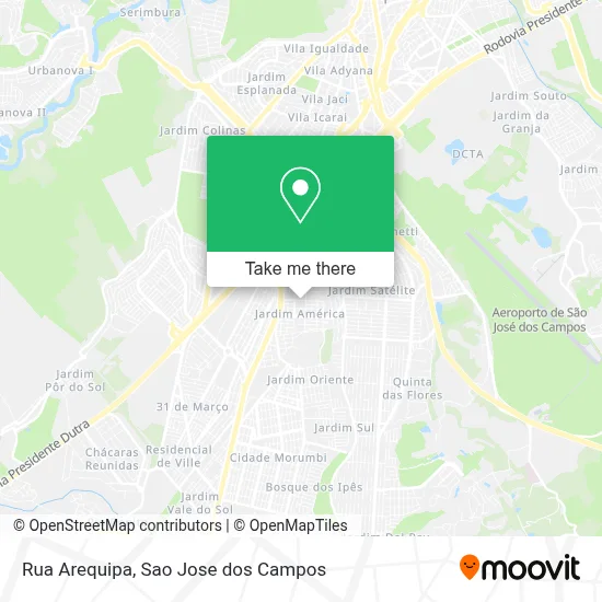 Rua Arequipa map