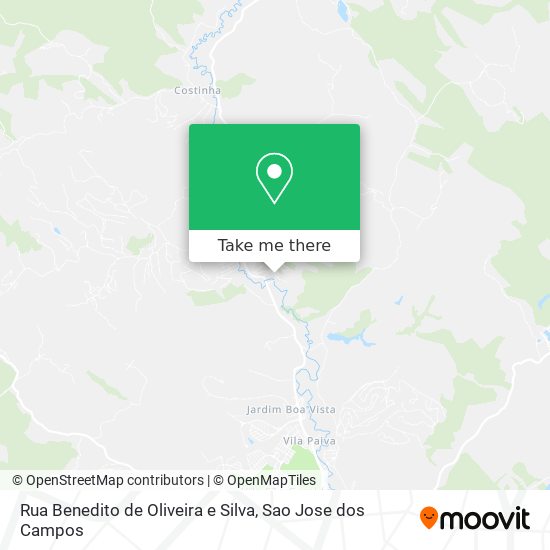 Rua Benedito de Oliveira e Silva map