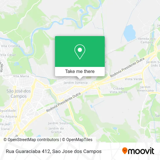 Rua Guaraciaba 412 map