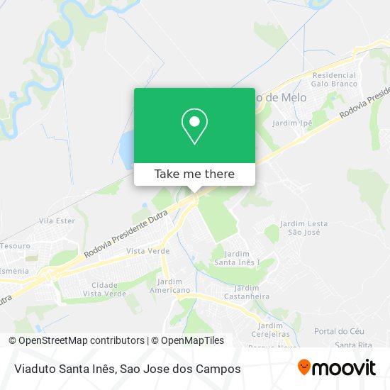 Mapa Viaduto Santa Inês