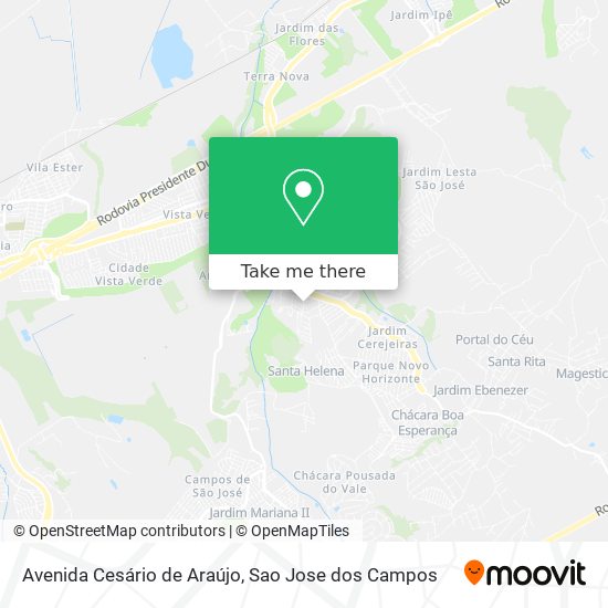 Avenida Cesário de Araújo map