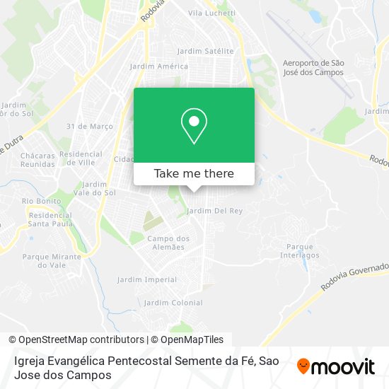 Igreja Evangélica Pentecostal Semente da Fé map