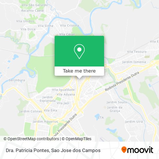 Dra. Patricia Pontes map