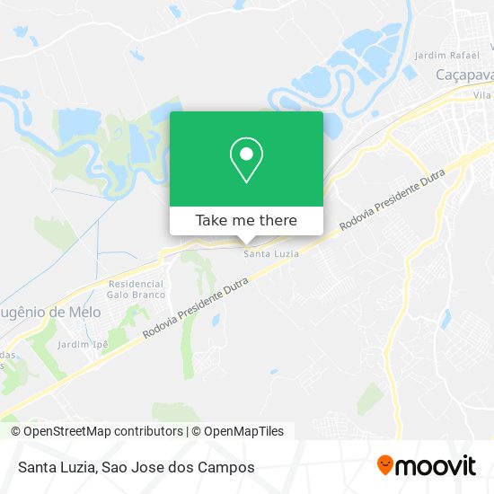 Santa Luzia map