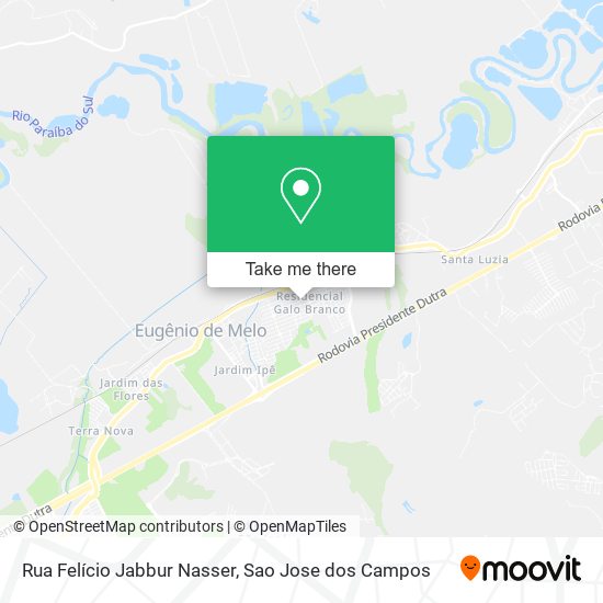 Rua Felício Jabbur Nasser map
