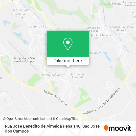Rua José Benedito de Almeida Pena 140 map