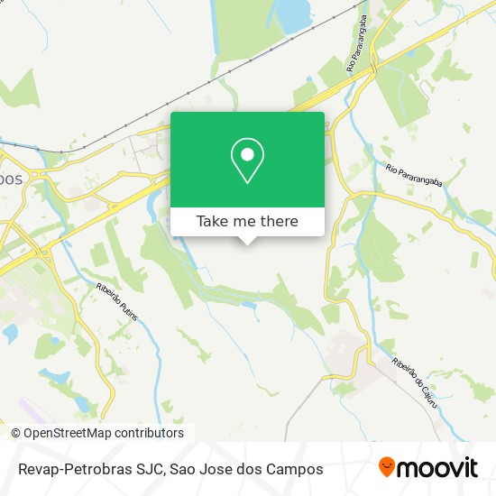 Revap-Petrobras SJC map