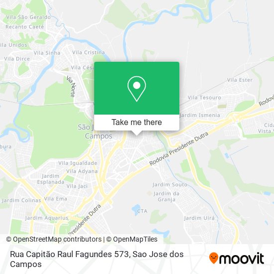 Rua Capitão Raul Fagundes 573 map