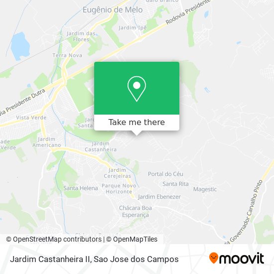 Jardim Castanheira II map