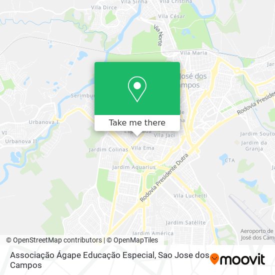 Associação Ágape Educação Especial map