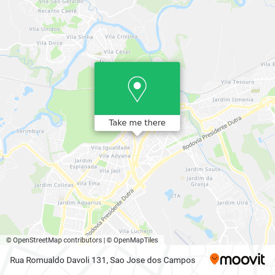 Rua Romualdo Davoli 131 map