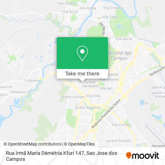 Rua Irmã Maria Démétria Kfuri 147 map