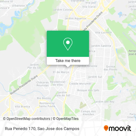 Rua Penedo 170 map