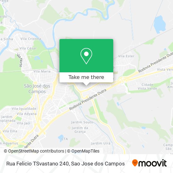 Rua Felicio TSvastano 240 map