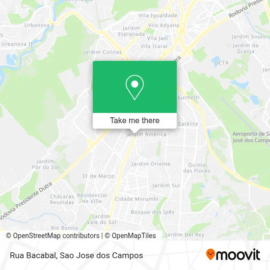Rua Bacabal map
