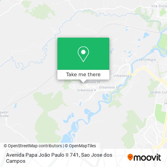 Mapa Avenida Papa João Paulo II 741