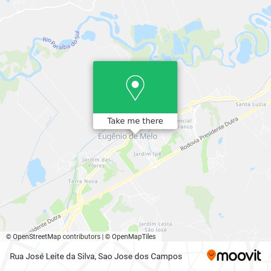 Rua José Leite da Silva map
