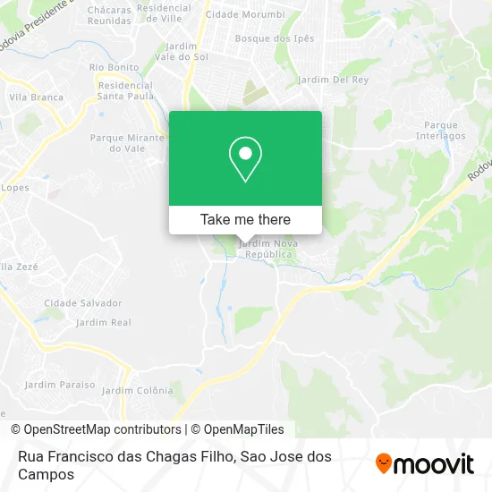 Rua Francisco das Chagas Filho map