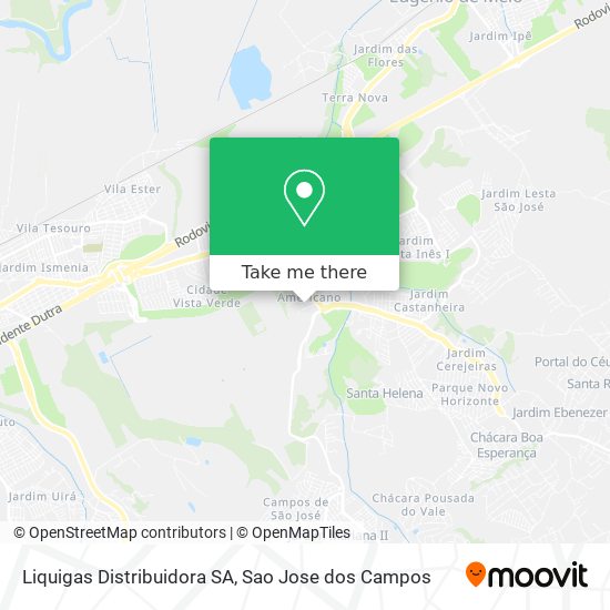 Liquigas Distribuidora SA map