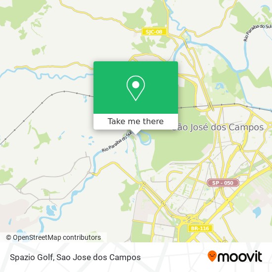 Spazio Golf map