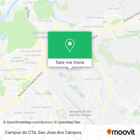 Campus do CTA map