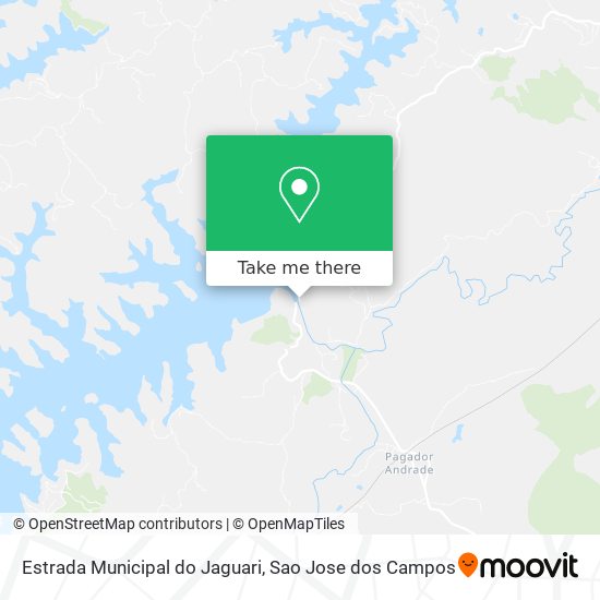 Mapa Estrada Municipal do Jaguari