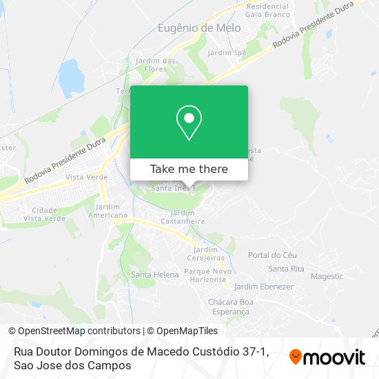 Mapa Rua Doutor Domingos de Macedo Custódio 37-1