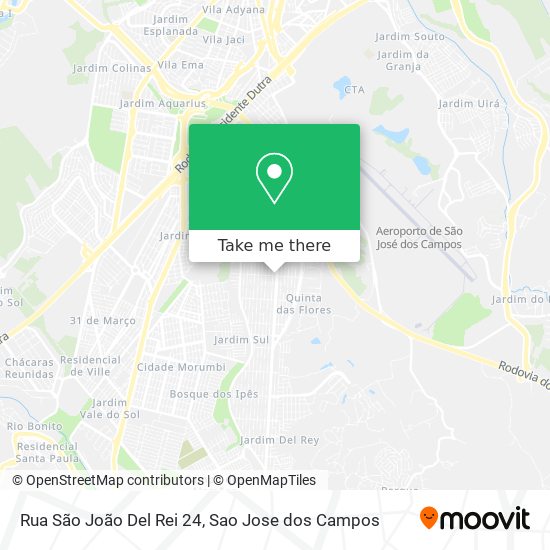 Rua São João Del Rei 24 map