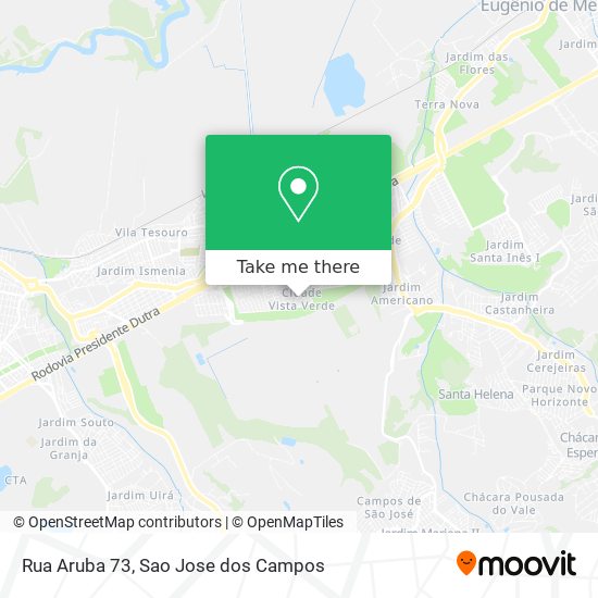 Rua Aruba 73 map