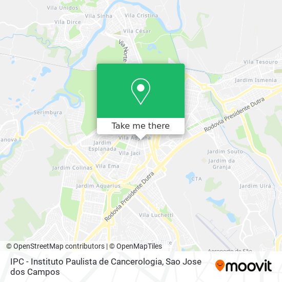 Mapa IPC - Instituto Paulista de Cancerologia