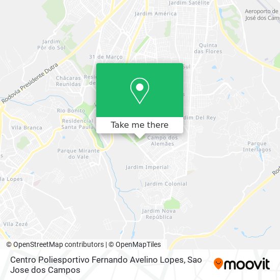 Centro Poliesportivo Fernando Avelino Lopes map