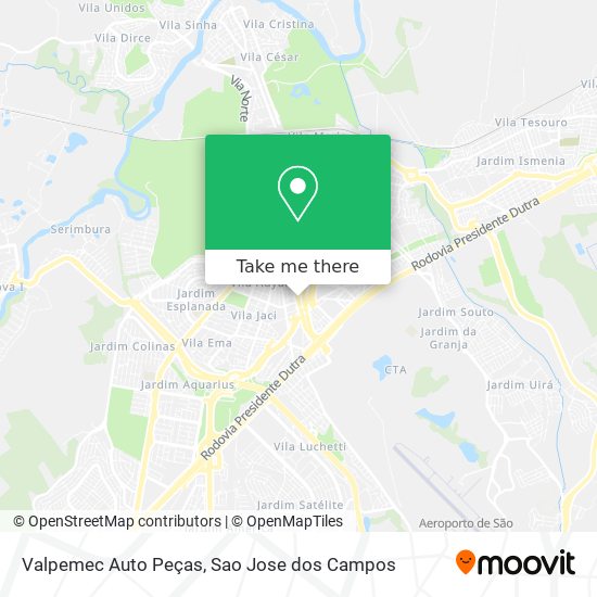 Mapa Valpemec Auto Peças