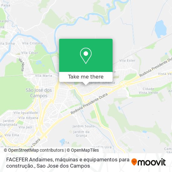 FACEFER Andaimes, máquinas e equipamentos para construção. map